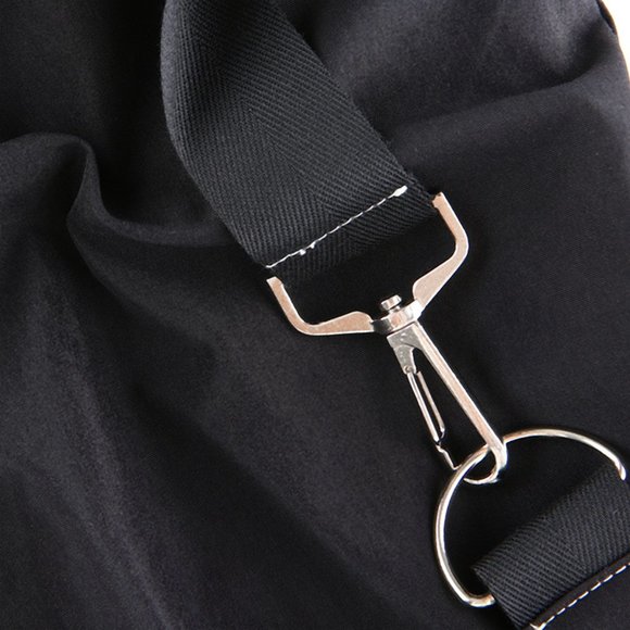 Punk Style High Waist Cargo Pants Gothic Metal But - Picture 5 of 6